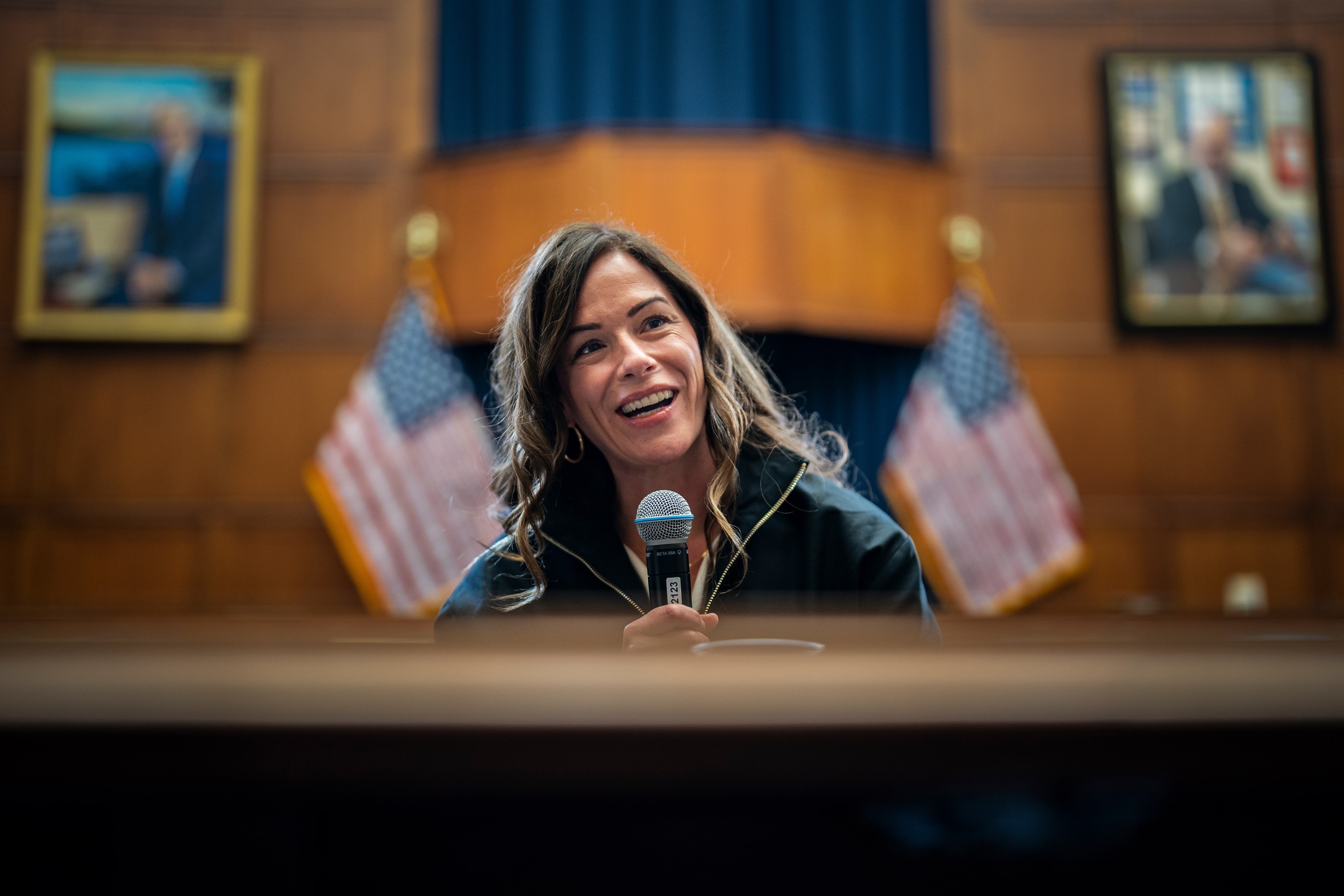 Kimberly Powell speaking at Capitol Hill