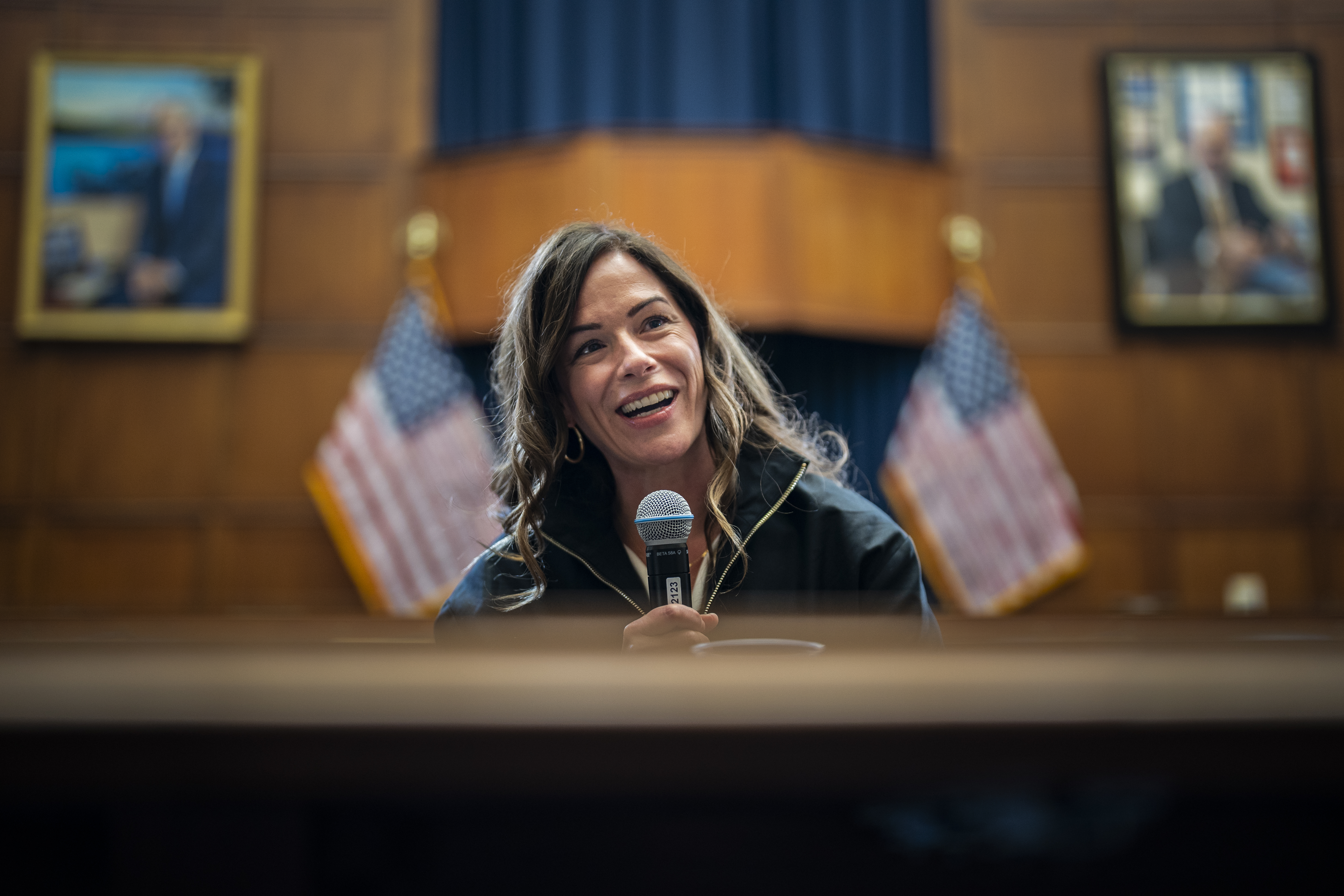 Kimberly Powell speaking at Capitol Hill