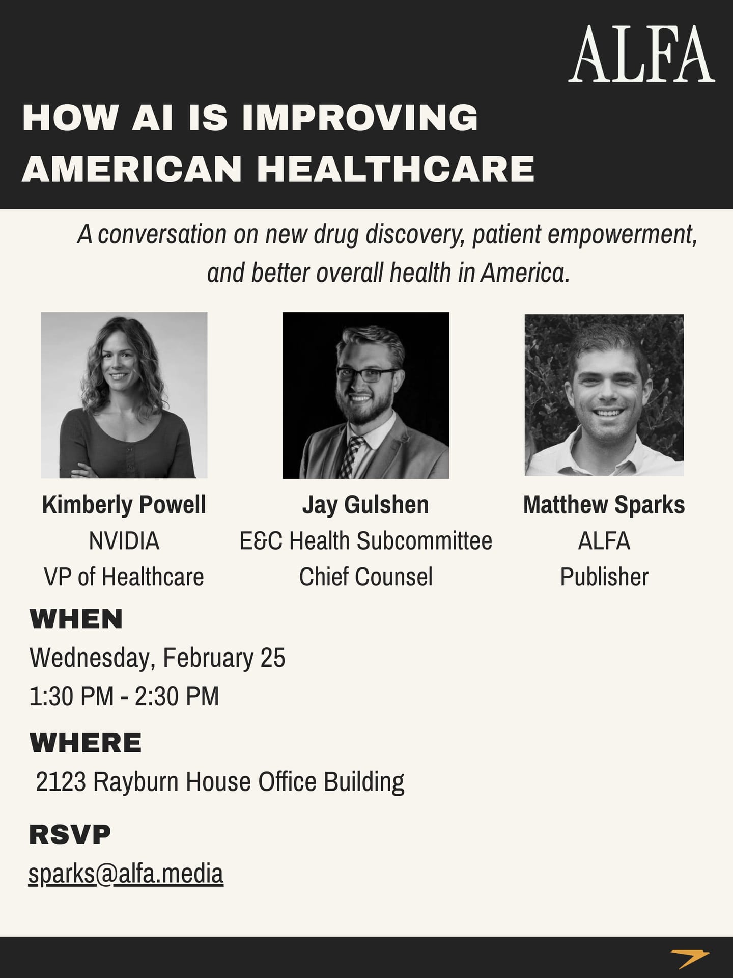 How AI Is Improving American Healthcare, an ALFA Capitol Hill conversation