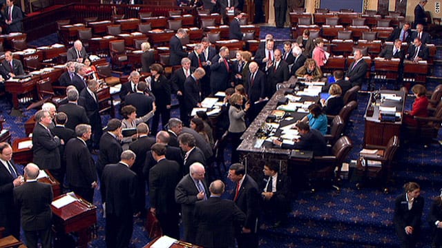 Senate floor vote